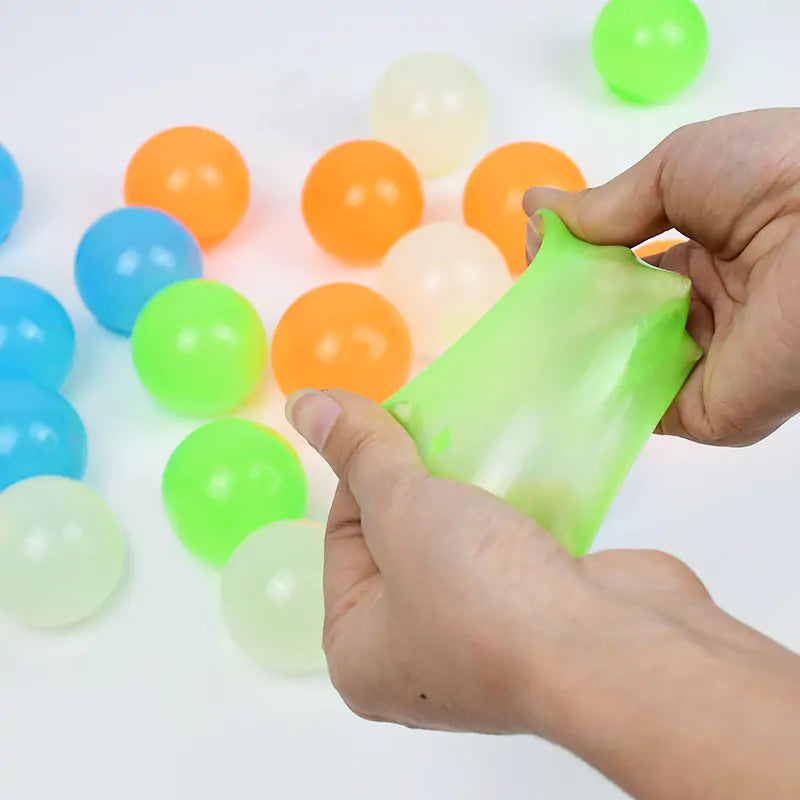 Luminous Sticky Balls