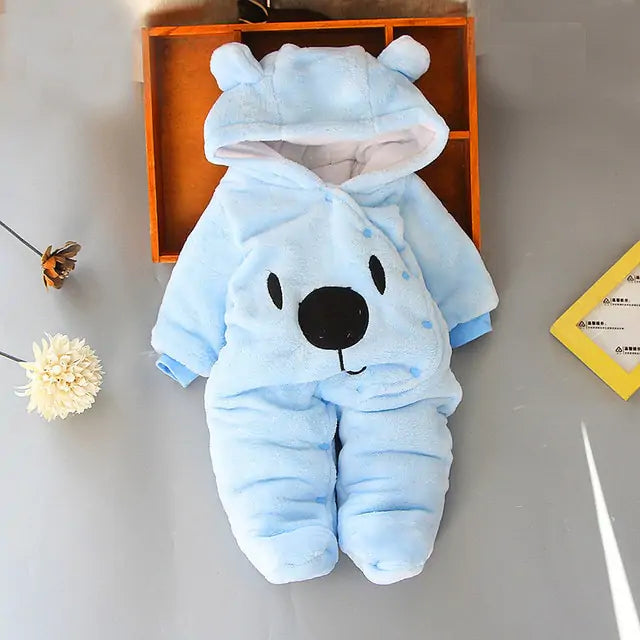 Winter Baby Footie Suit