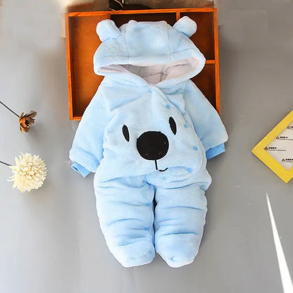 Winter Baby Footie Suit