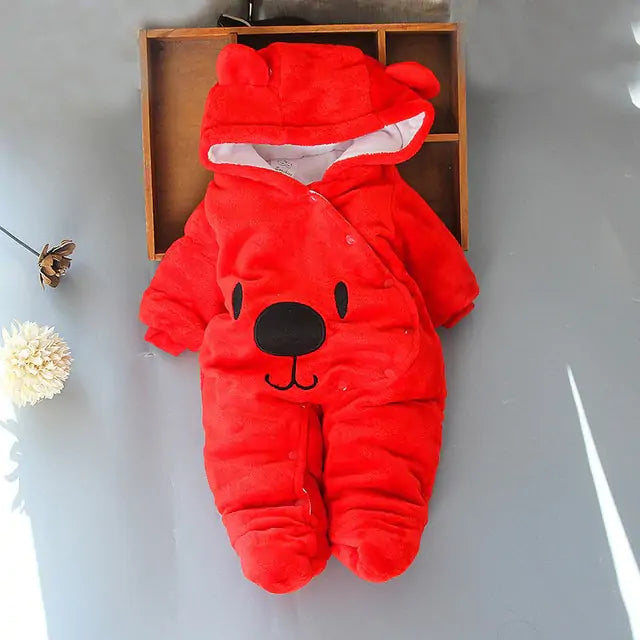 Winter Baby Footie Suit